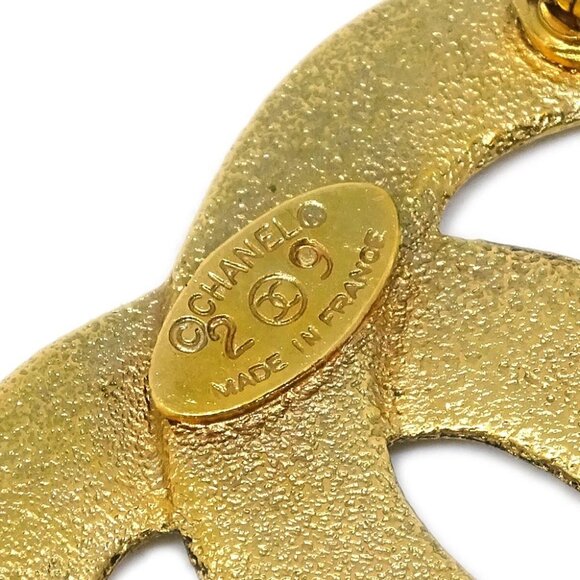 Chanel CC Brooch Pin Gold 1264/29 175808 - Picture 2 of 4